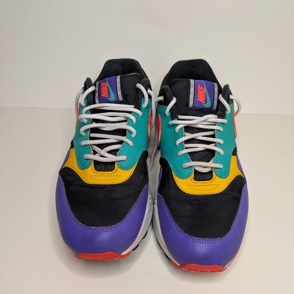 Nike Air Max 1 SE Windbreaker 2019 Size 10 AO1021-023 Multicolor Running Shoes - Picture 3 of 8